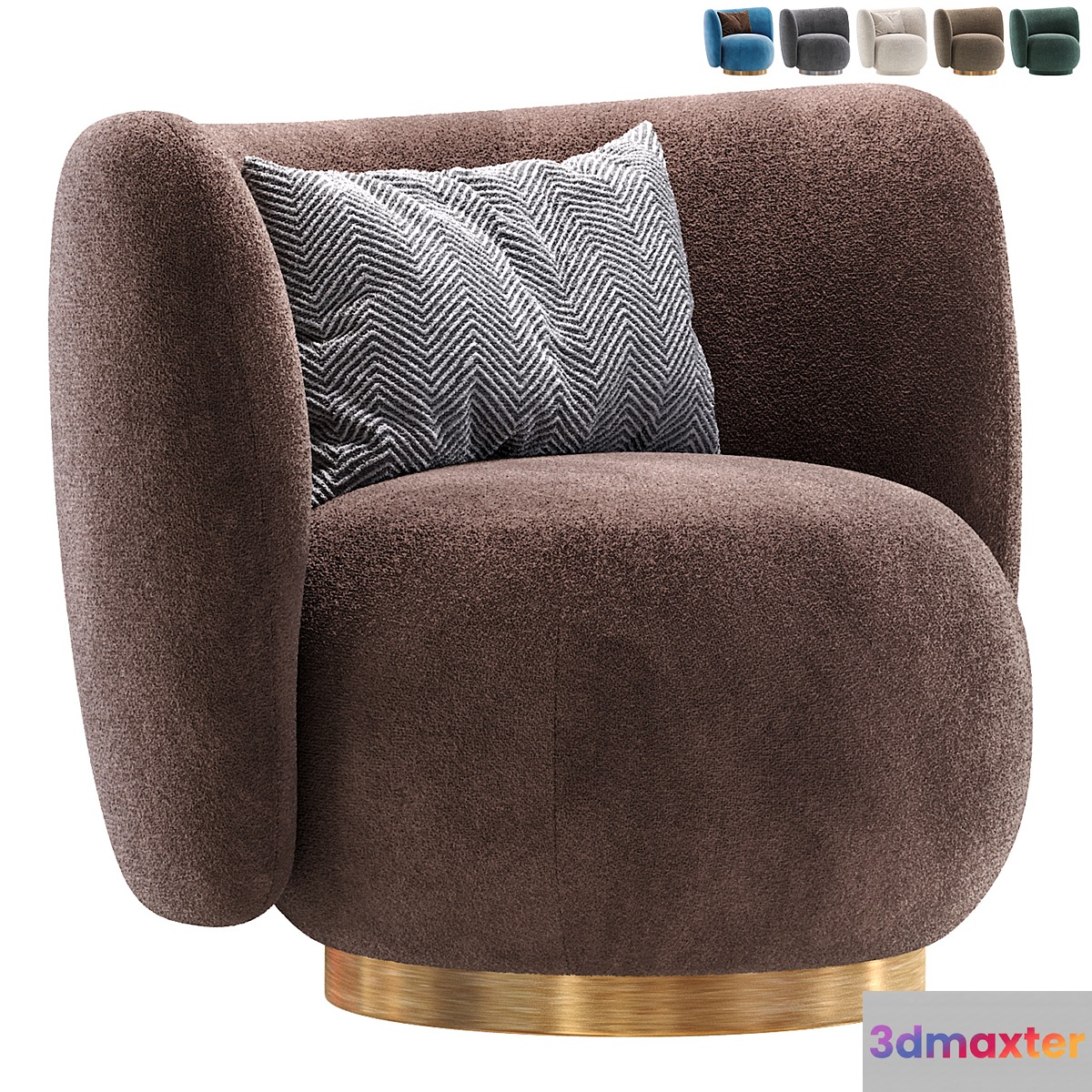 Armchair Lucca_Кресло Лукка 3D Max