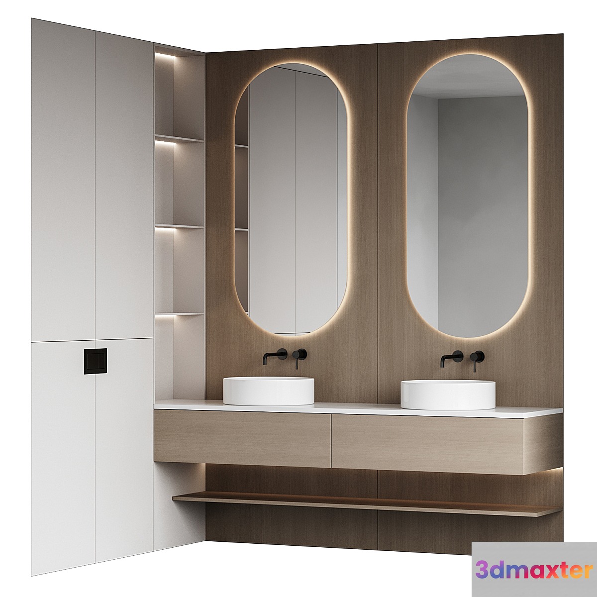 Bathroom furniture 85 3D Max