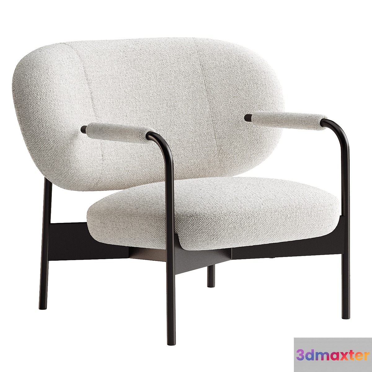 Cross lounge chair 3D Max