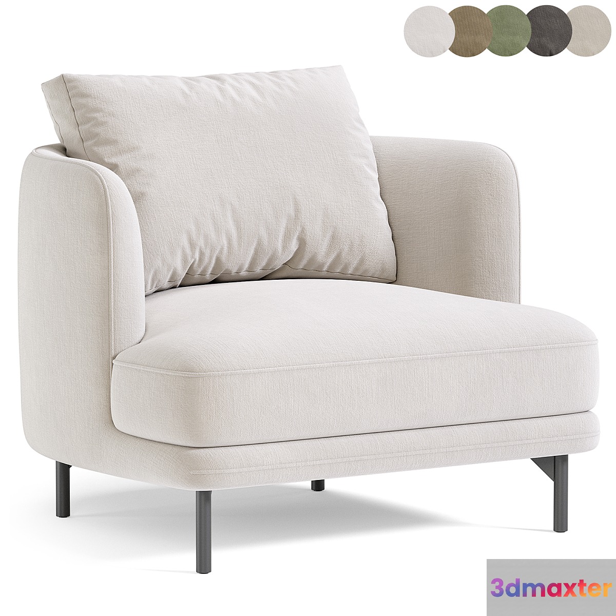 NOVA Armchair 3D Max
