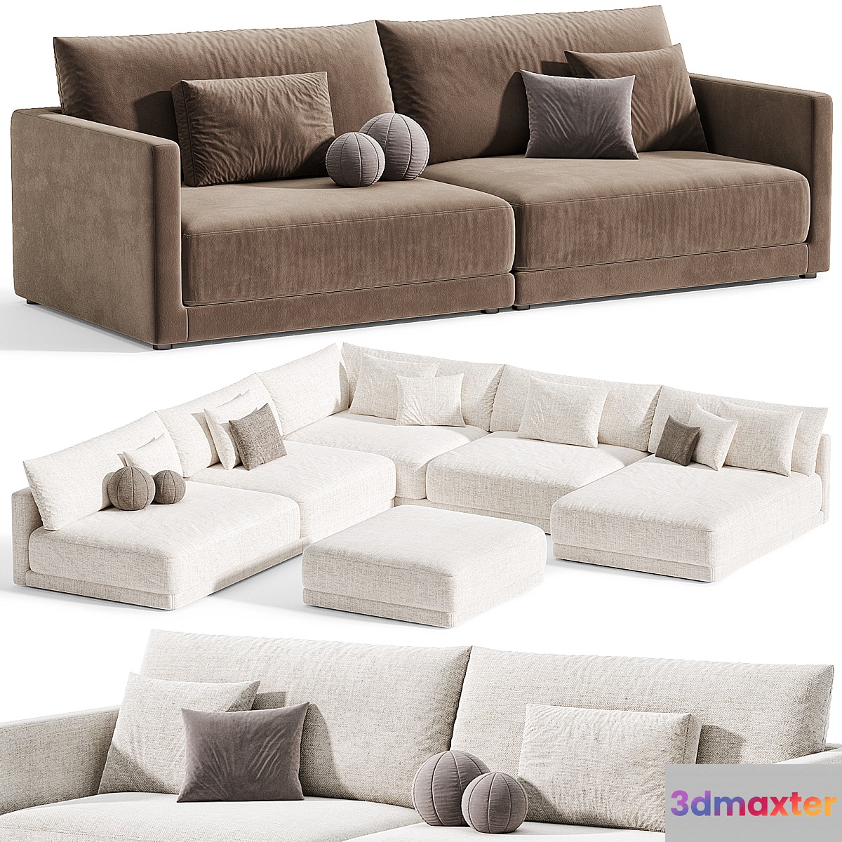 Blanche Katarina Corner Sofa By blanche 3D Max