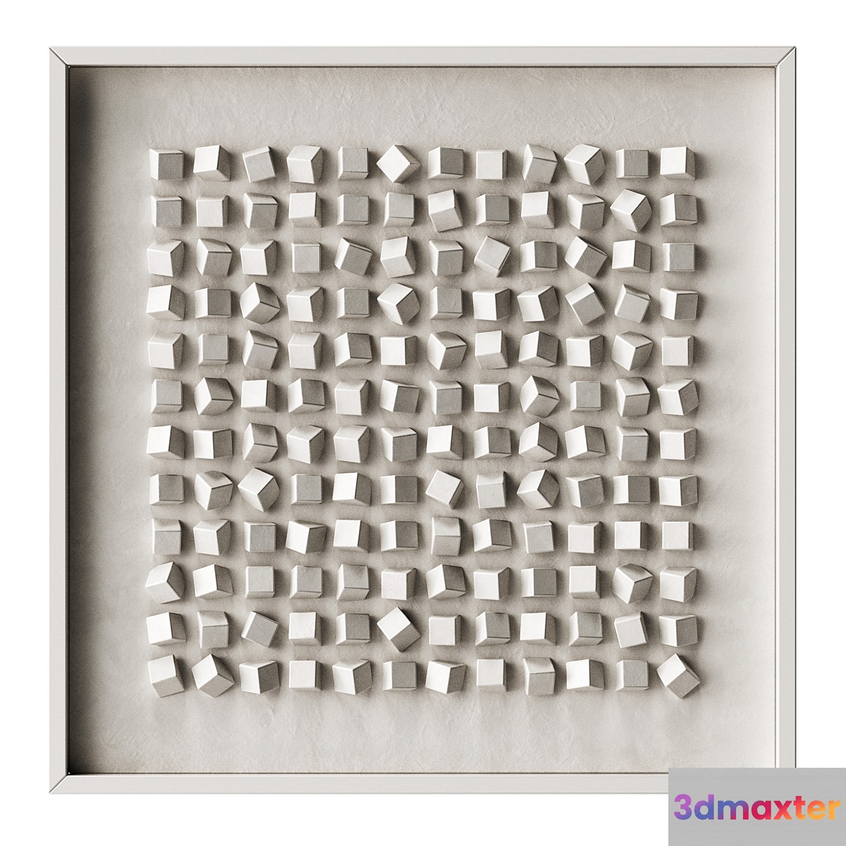 Art with cubes 3D Max