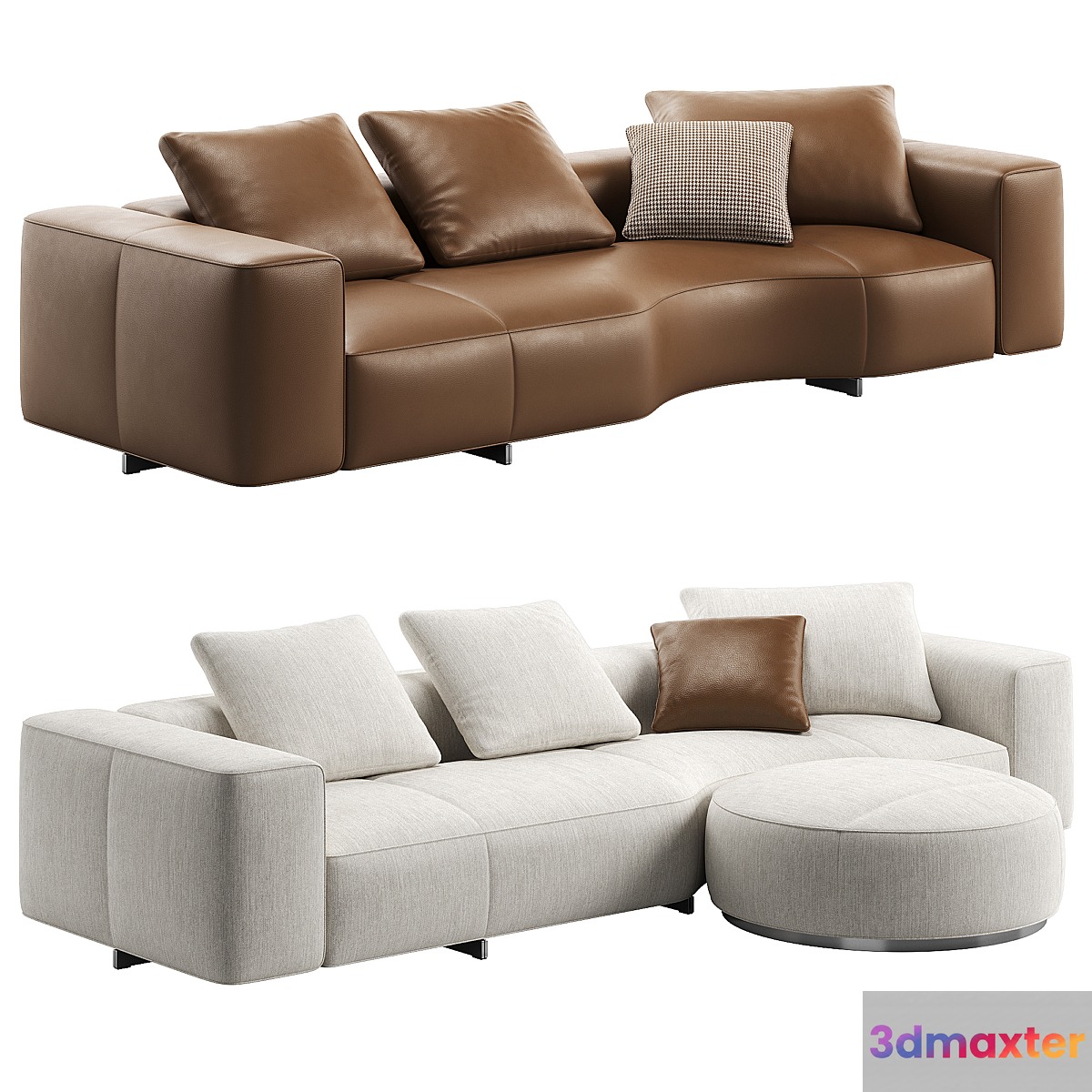 Yves Sofa 04 by Minotti 3D Max