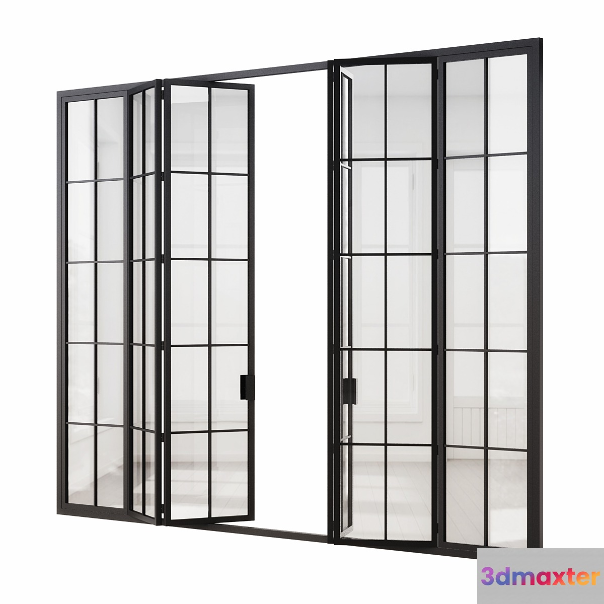 Arbellos folding partition (2 positions) 3D Max