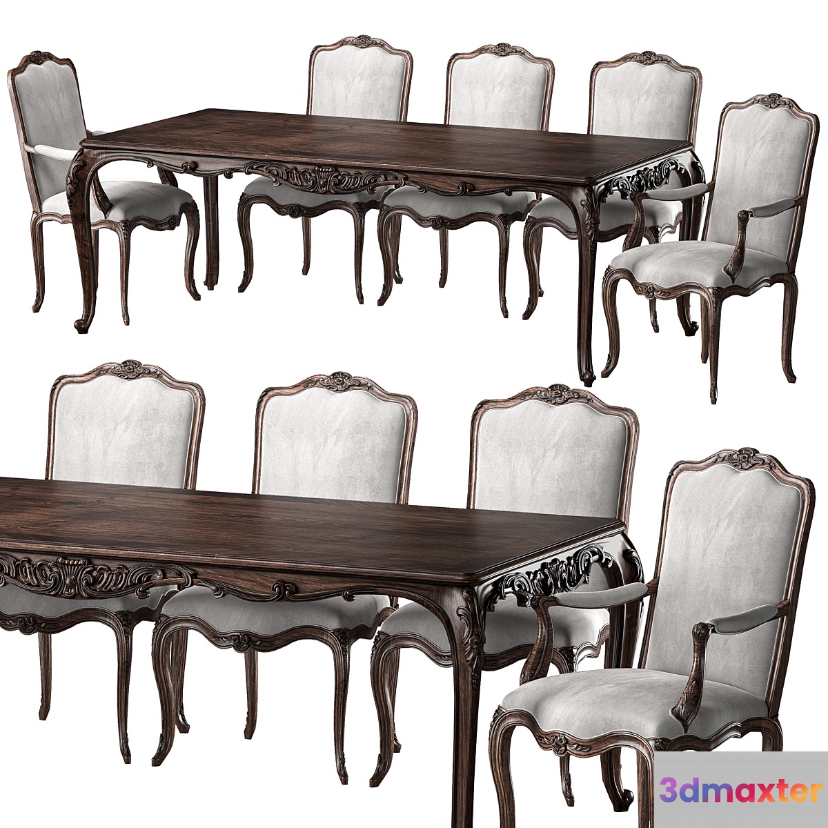 andrea fanfani table and chair 734 3D Max