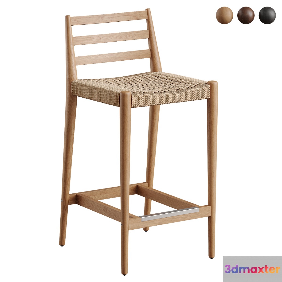 Bar stool Analy from Kave Home 3D Max