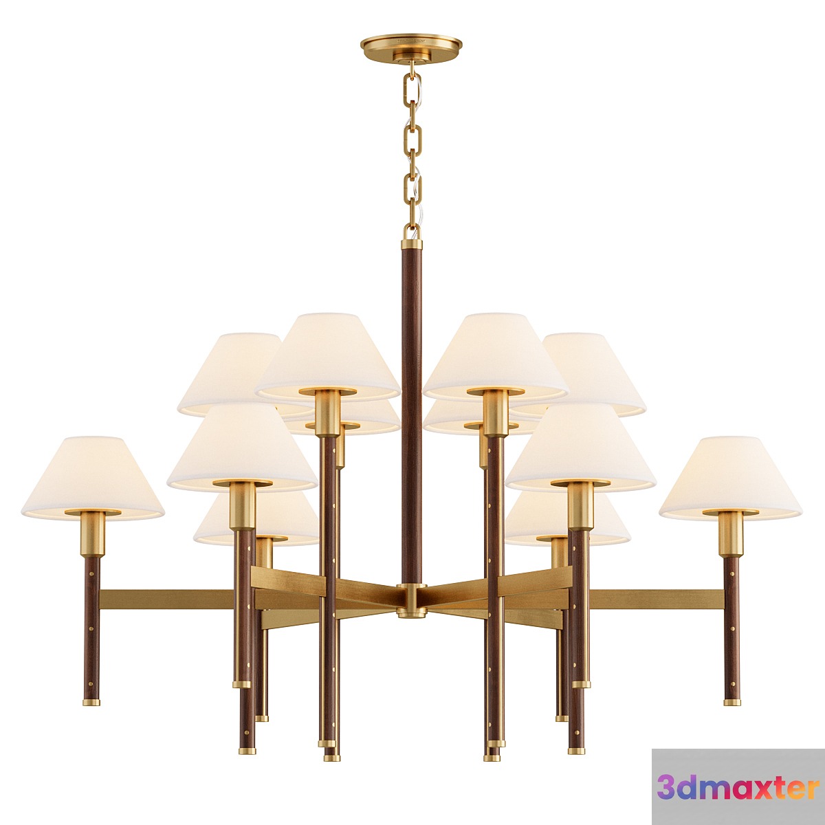 Ralph Lauren - Radford Large 2 Tier Chandelier 3D Max
