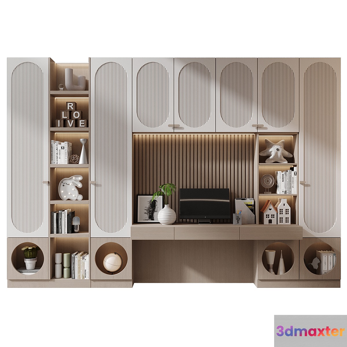 Furniture composition GHS-2564 3D Max
