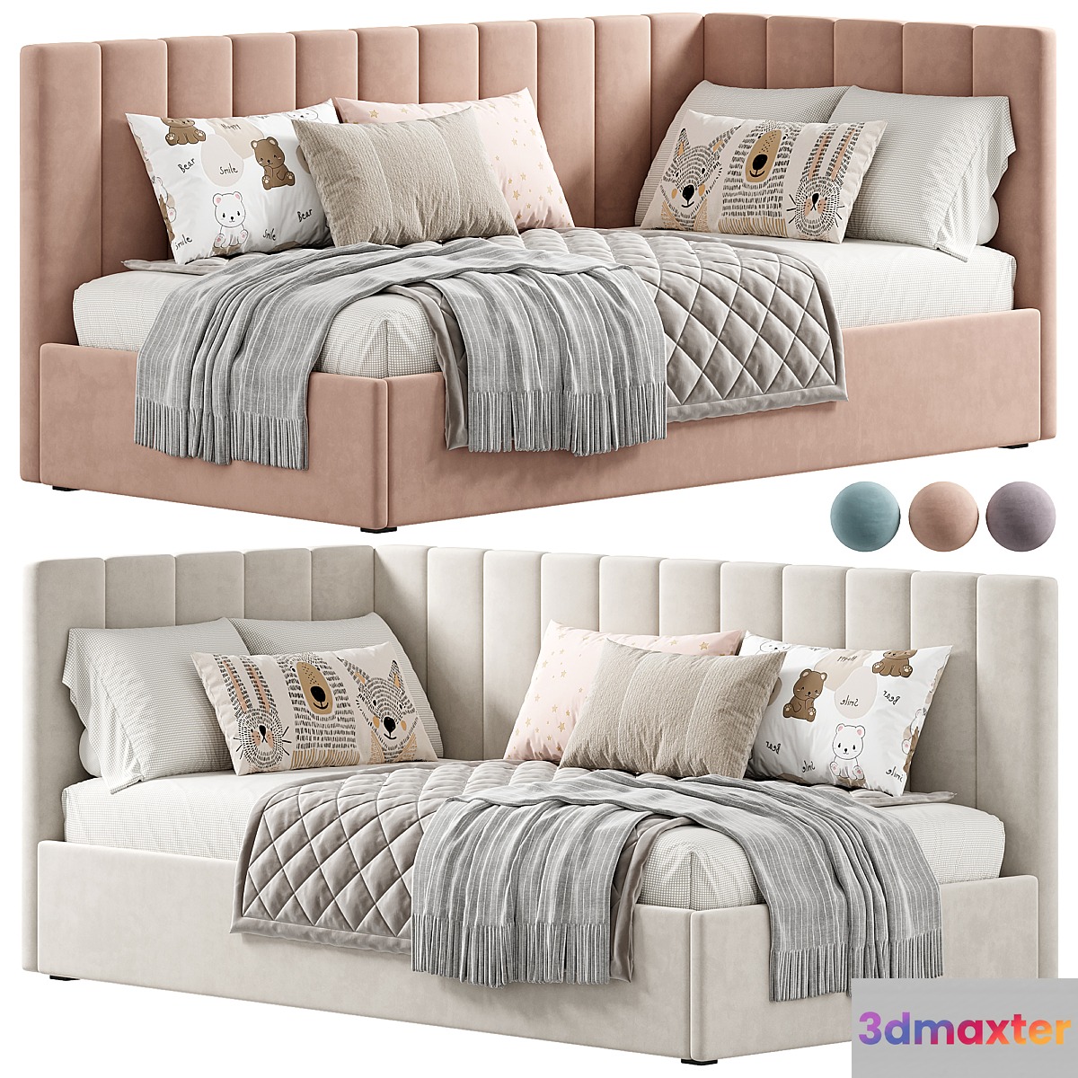 Baby Bed Mercury 3D Max