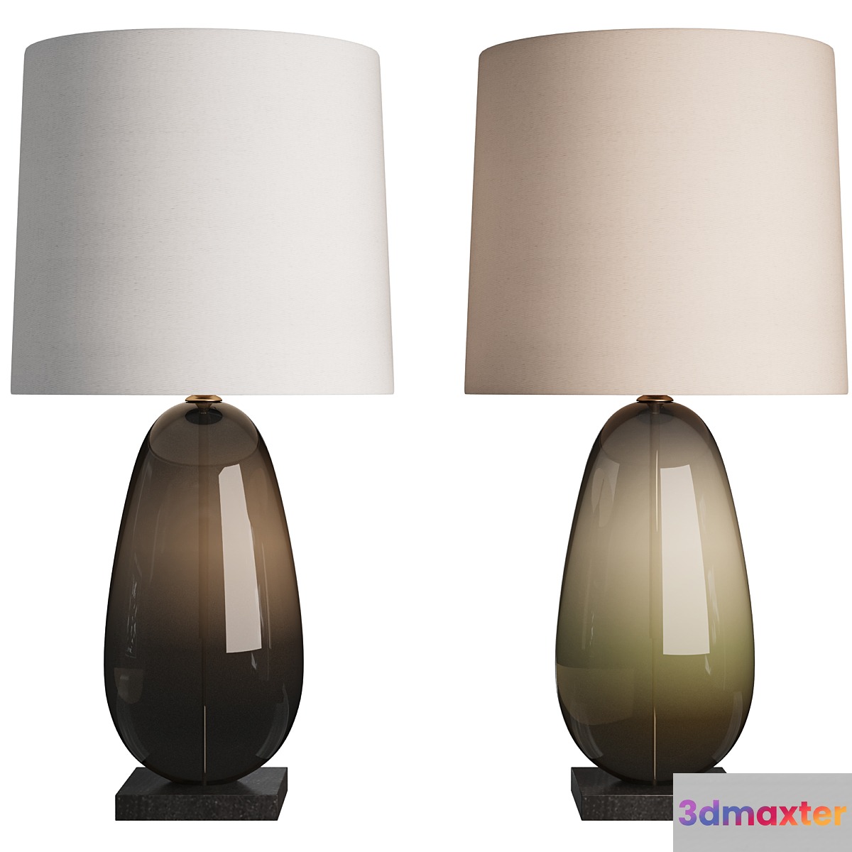 Coffee Bean Porta Romana Table Lamp BY Adam Aaronson 3D Max