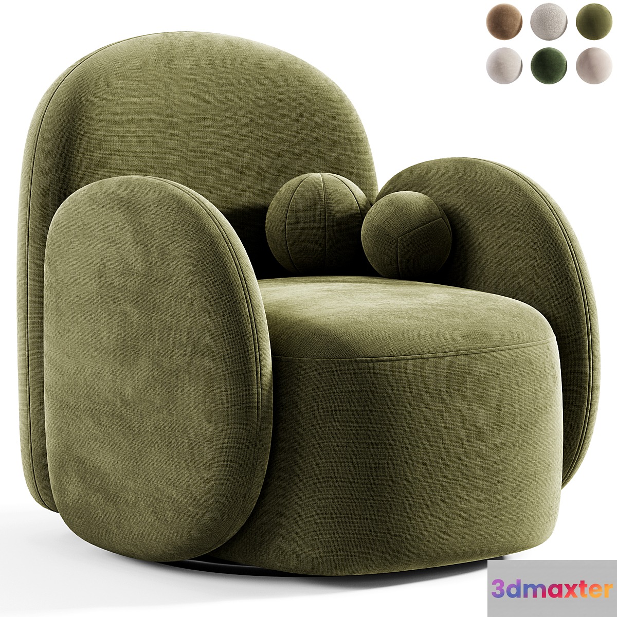 Teop swivel chair swivel Teop 3D Max