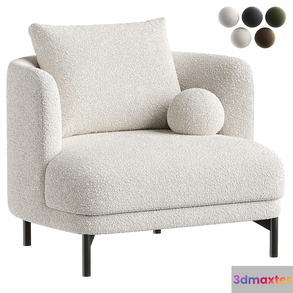 NOVA Armchair 3D Max