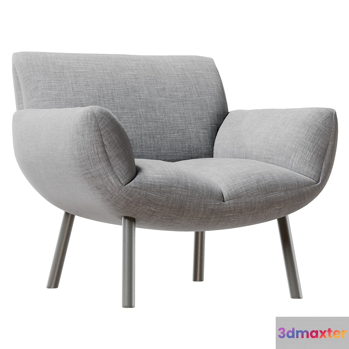 Pil Armchair 3D Max
