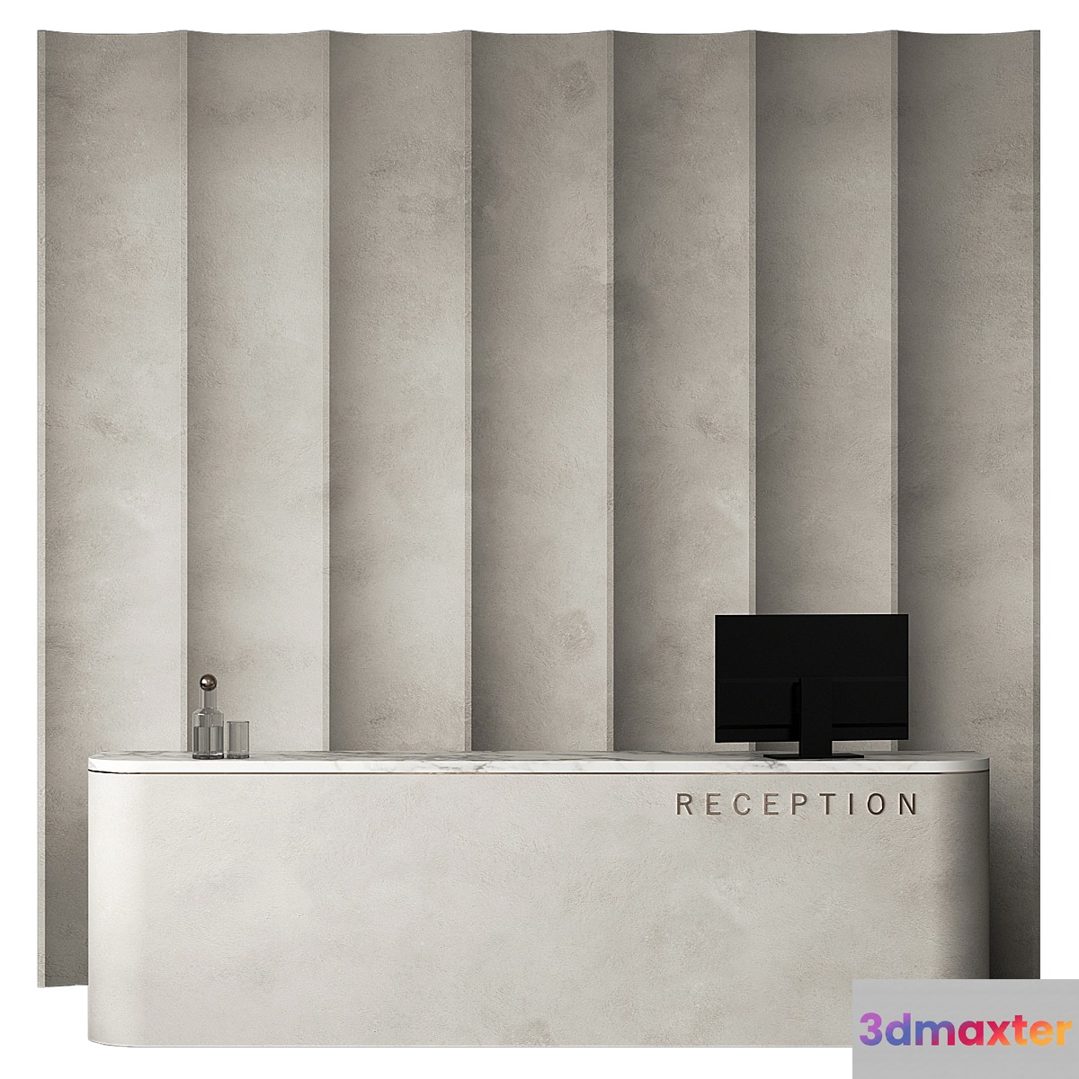 Reception desk 23 3D Max