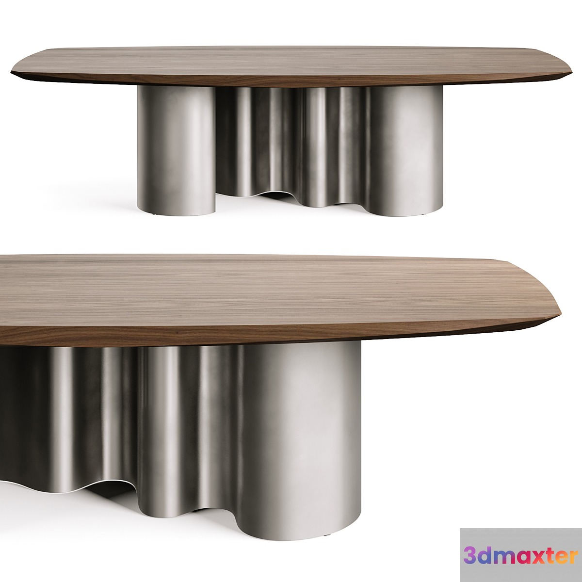 Cattelan PAPEL Masterwood Dining Table 3D Max