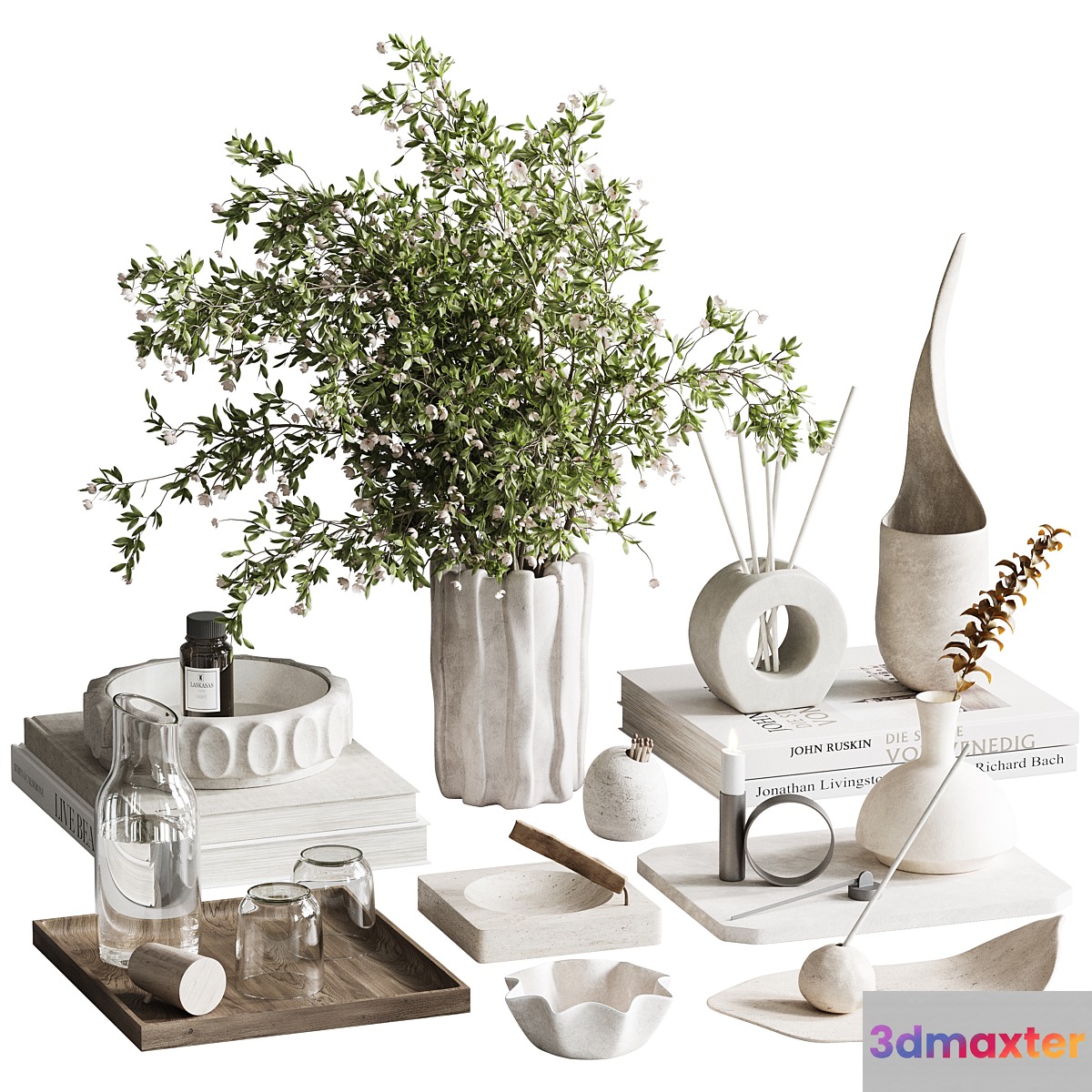 Decorative set H114 3D Max