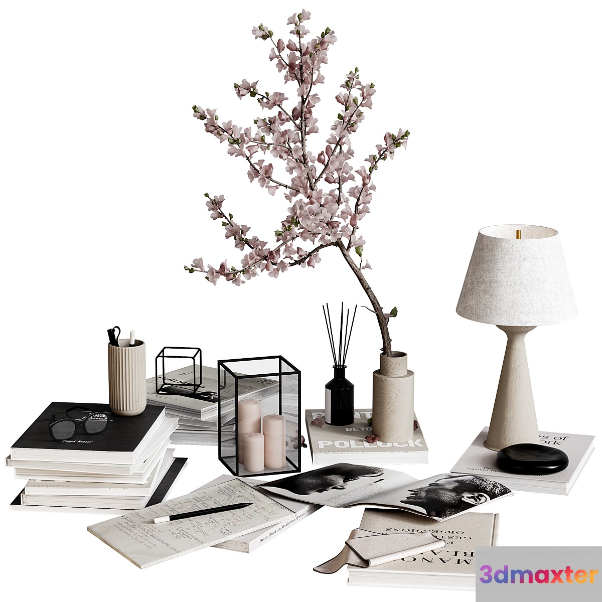 Decorative set 02 3D Max