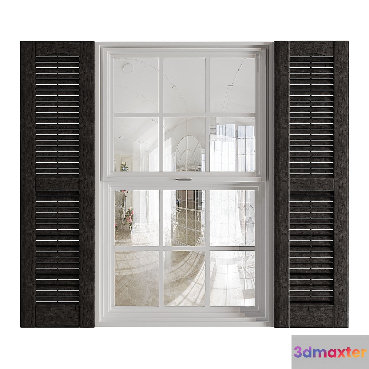Louvered Shutters 3D Max