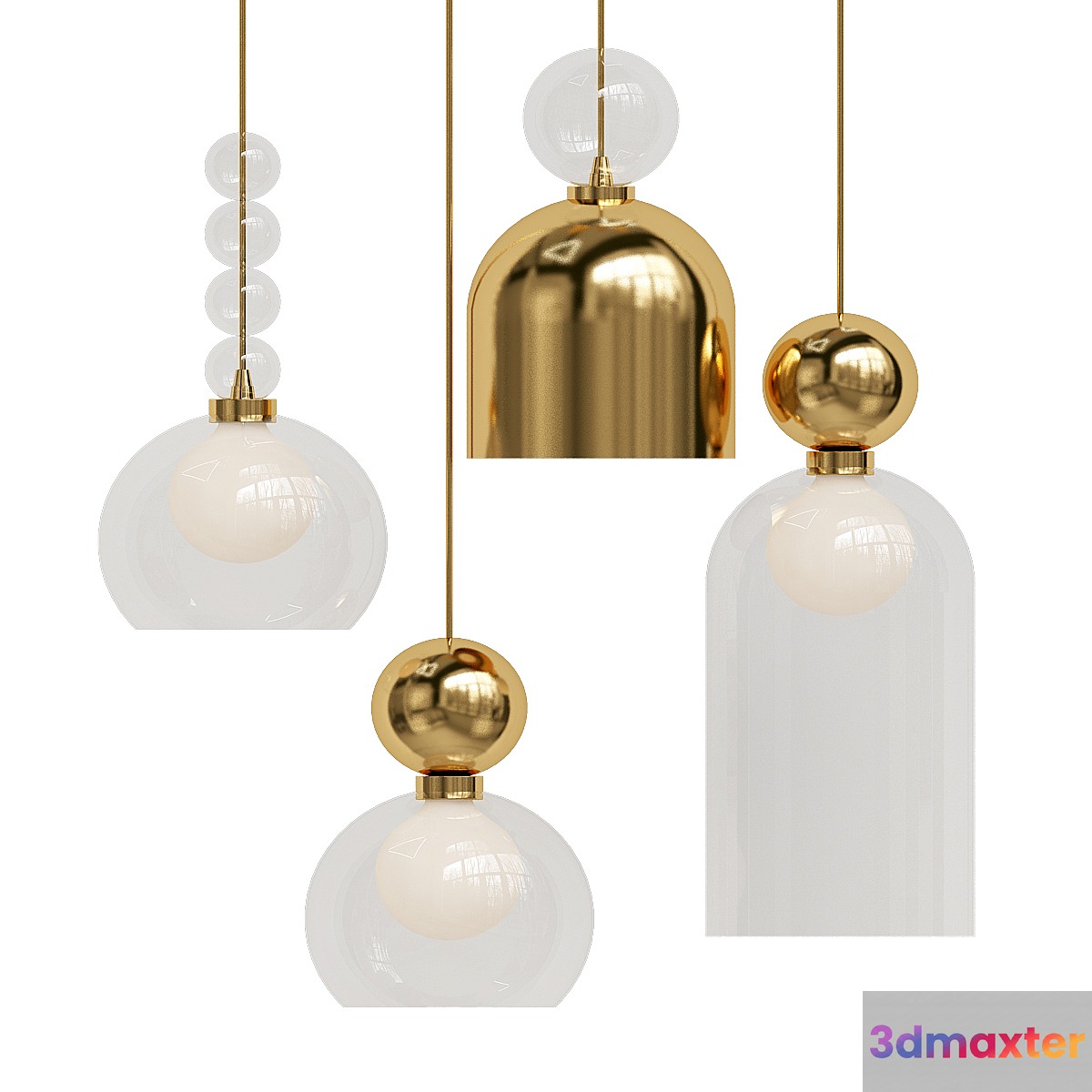 Memorial Pendant Lamps 3D Max
