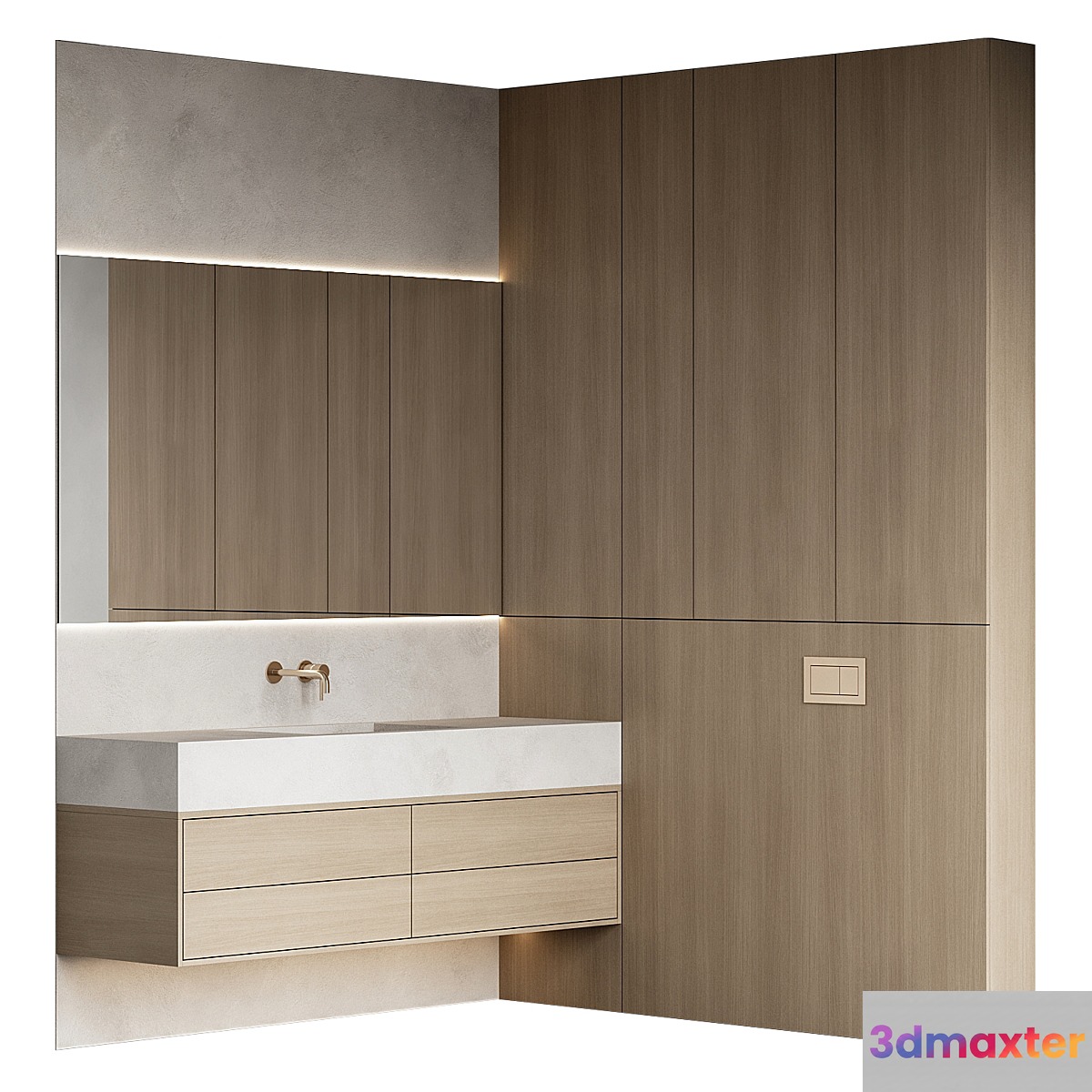 Bathroom furniture 102 3D Max