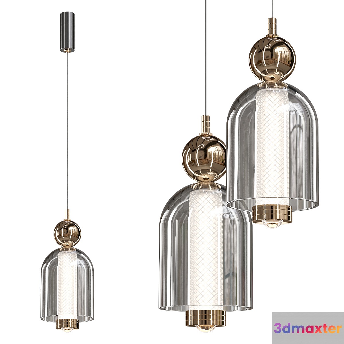 Lampatron ERNES pendant light 3D Max