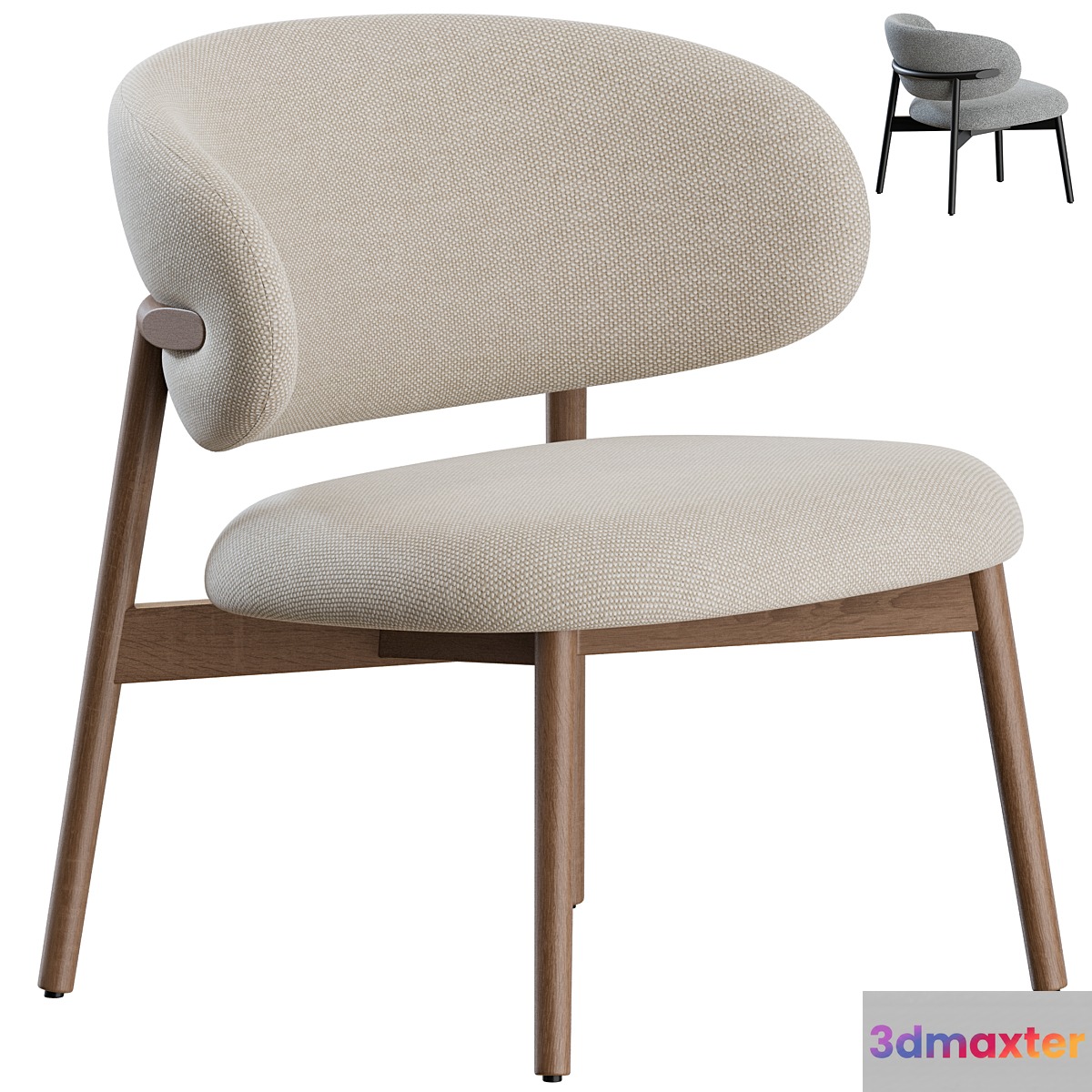 Oleandro Lounge Chair by Calligaris 3D Max