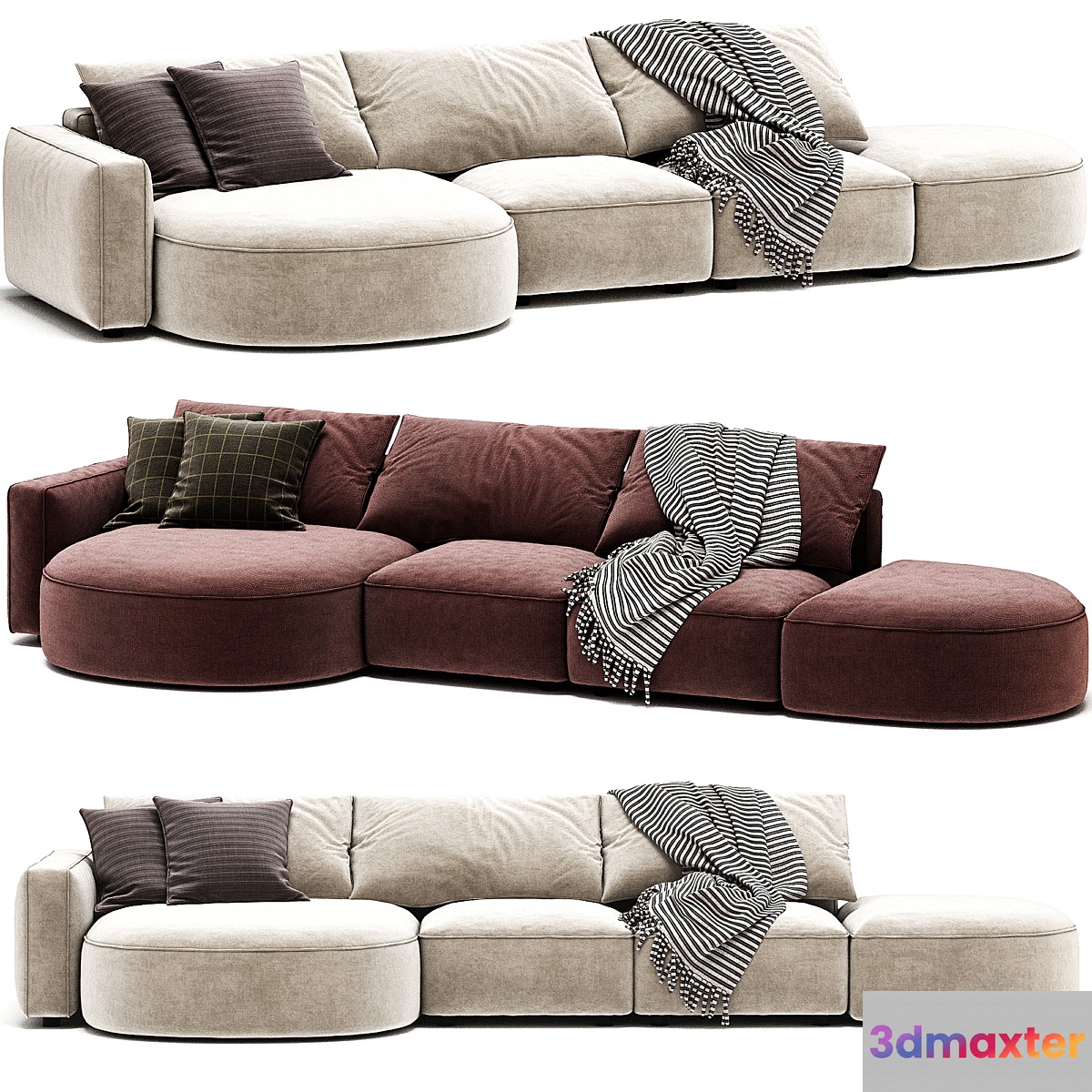 Belt Modular Sofa 3D Max