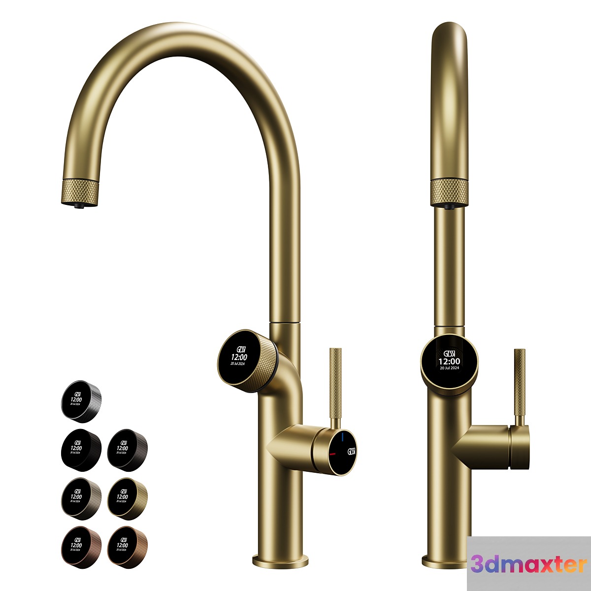 Gessi Vita Kitchen Sink Mixer 60720 3D Max