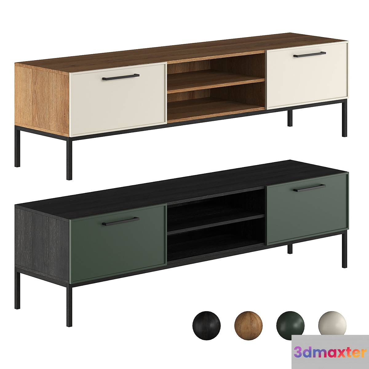 Chest of drawers with niche Nicole from Berber (La Redoute) 3D Max