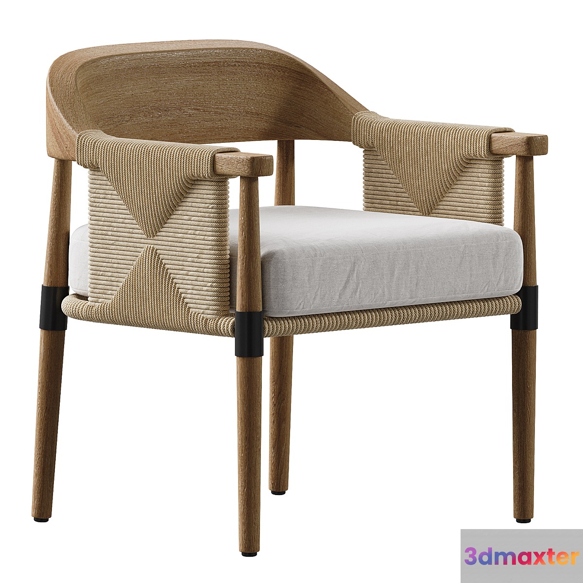 Arteriors Estes Outdoor Dining Chair 3D Max