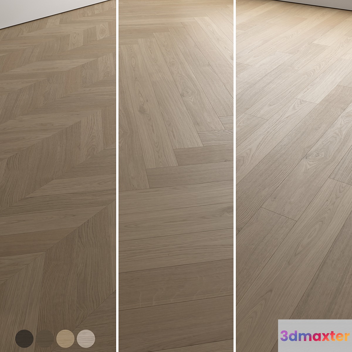 Wood Floor Set 26 3D Max