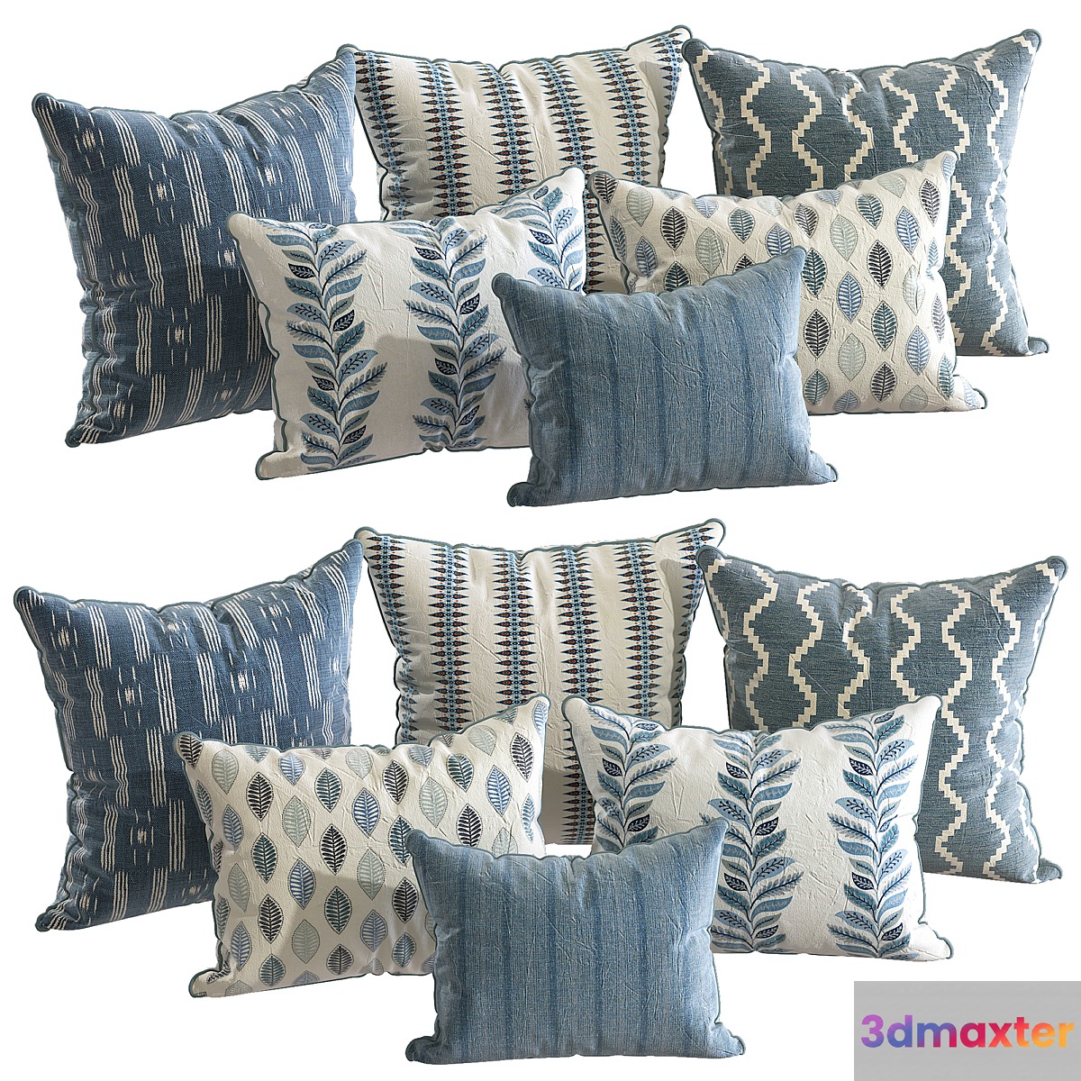 23 Pillow Decor 3D Max