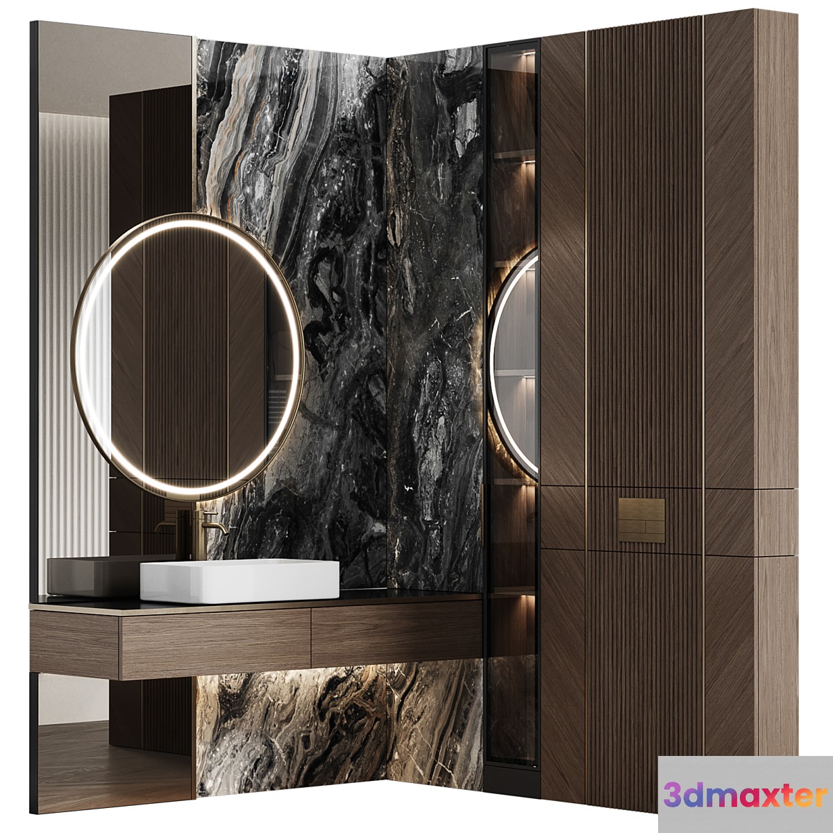 Bathroom furniture 21 3D Max