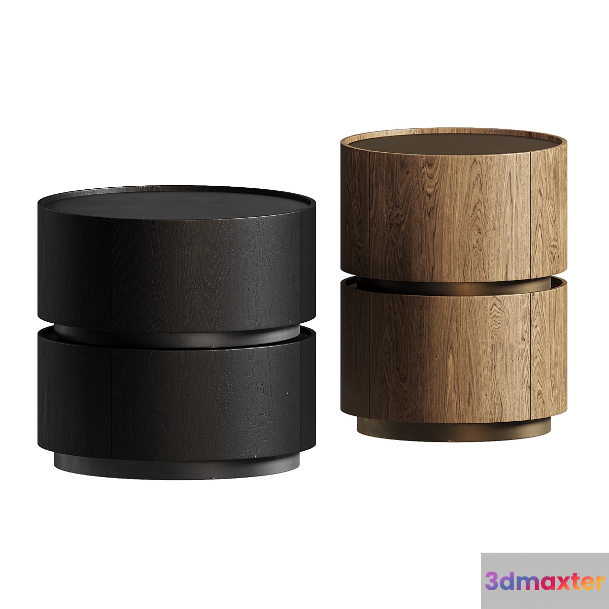 Bonaldo Moneypenny Bedside Tables 3D Max