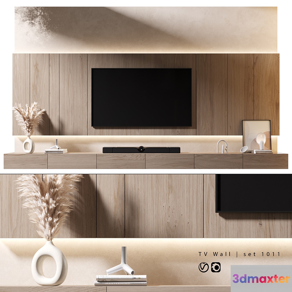 TV Wall | set 1011 3D Max
