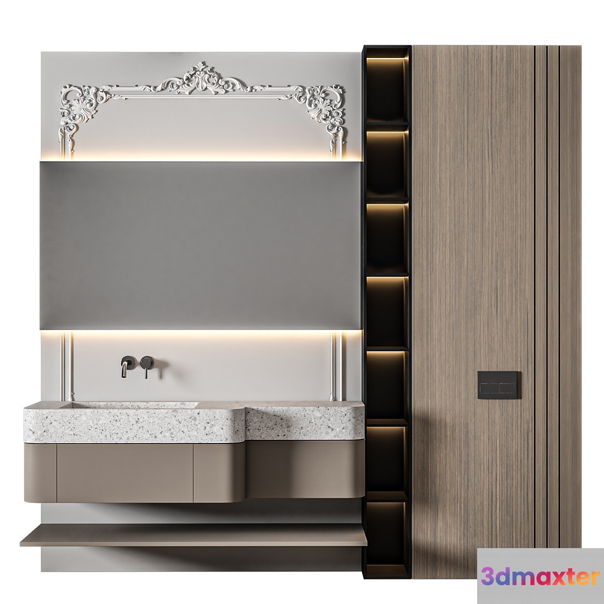 Luxury Bathroom 509 3D Max