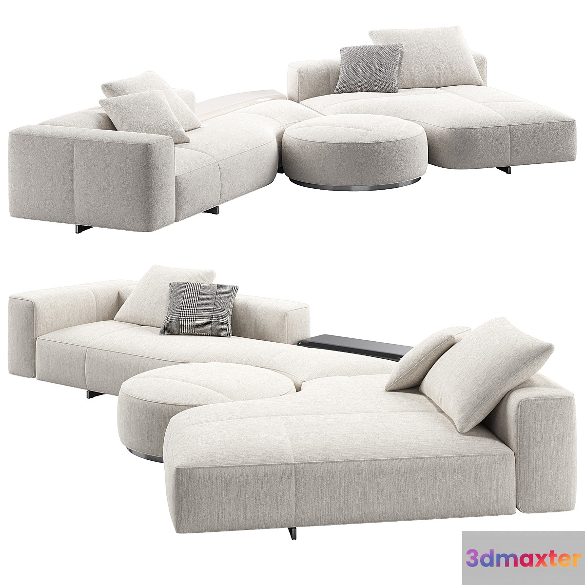 Yves Sofa 02 by Minotti 3D Max