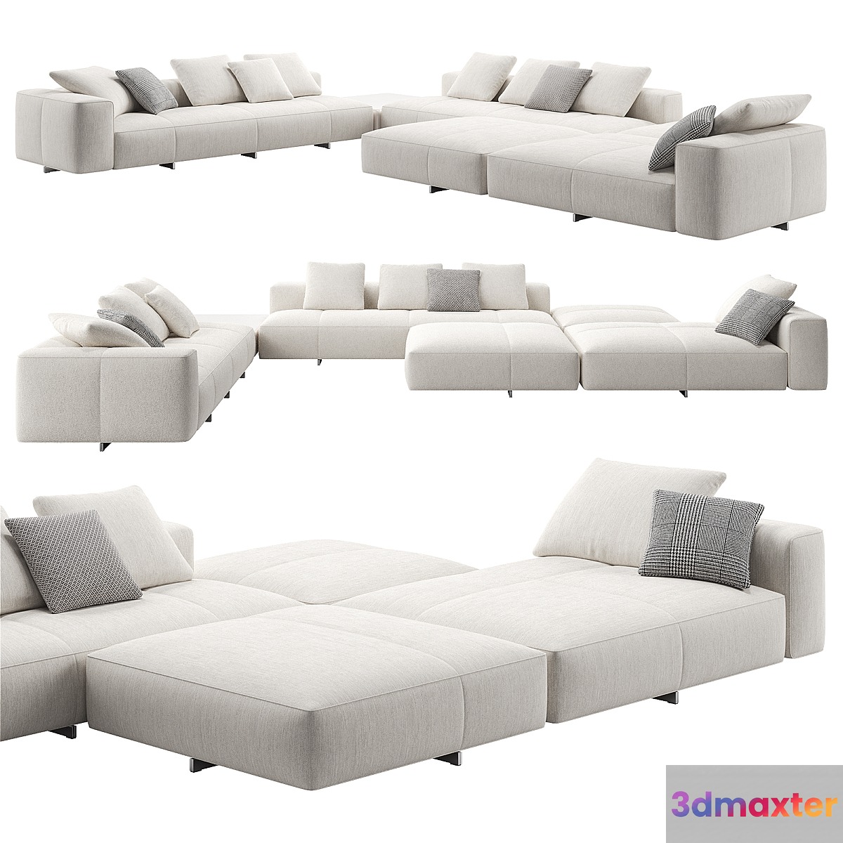 Yves Sofa 012 by Minotti 3D Max