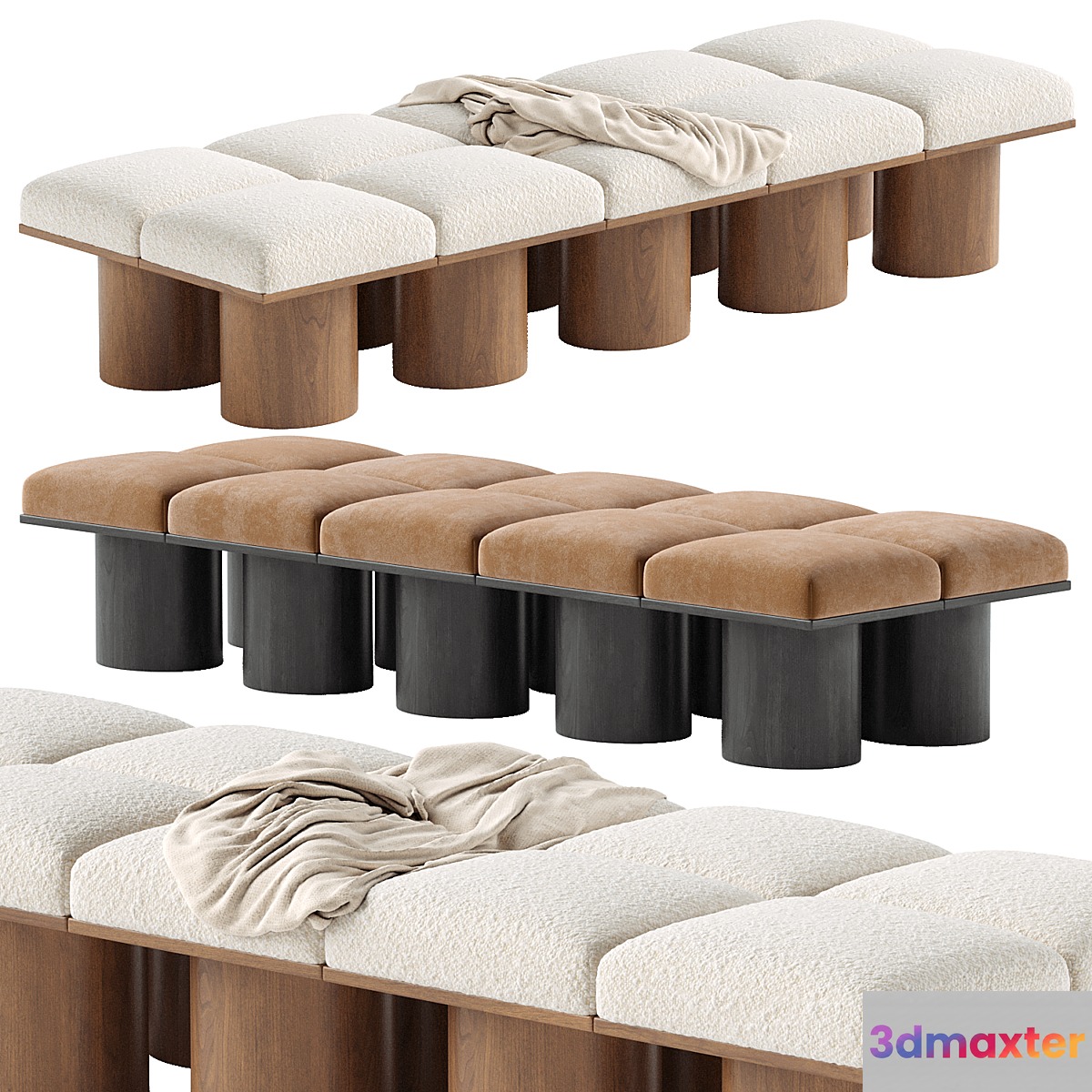 Pavilion Bench 467 3D Max