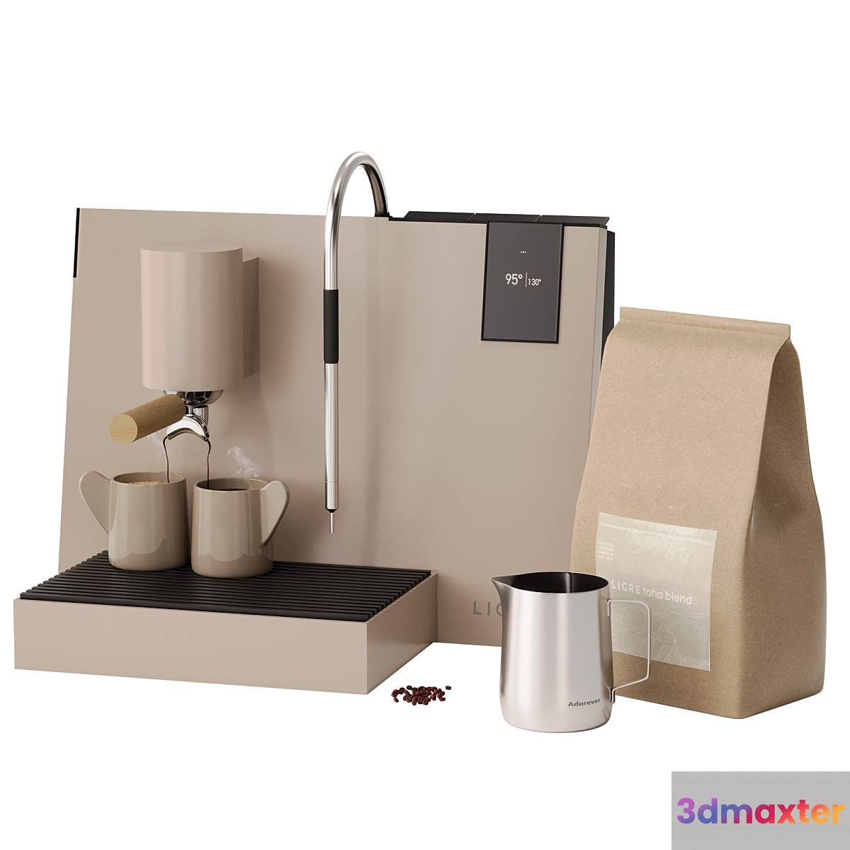 Ligre coffee machine 3D Max