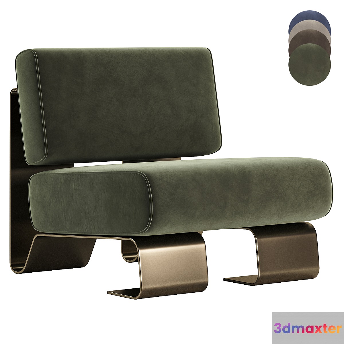 Century Rushmore Armchair 3D Max