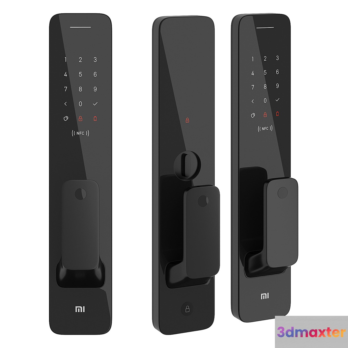 Xiaomi Automatic Smart Door Lock 3D Max
