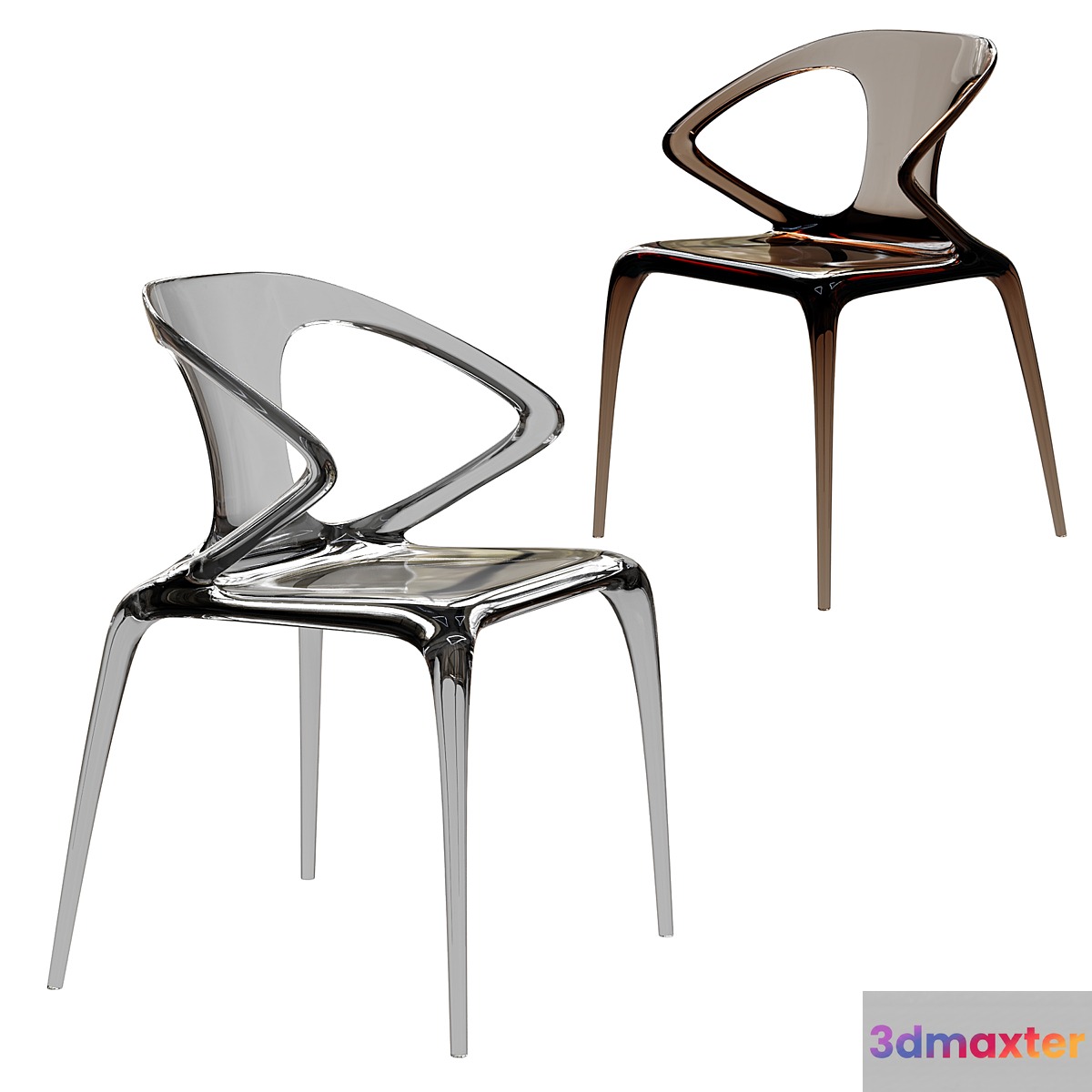 Clarisse Dining Chair 3D Max