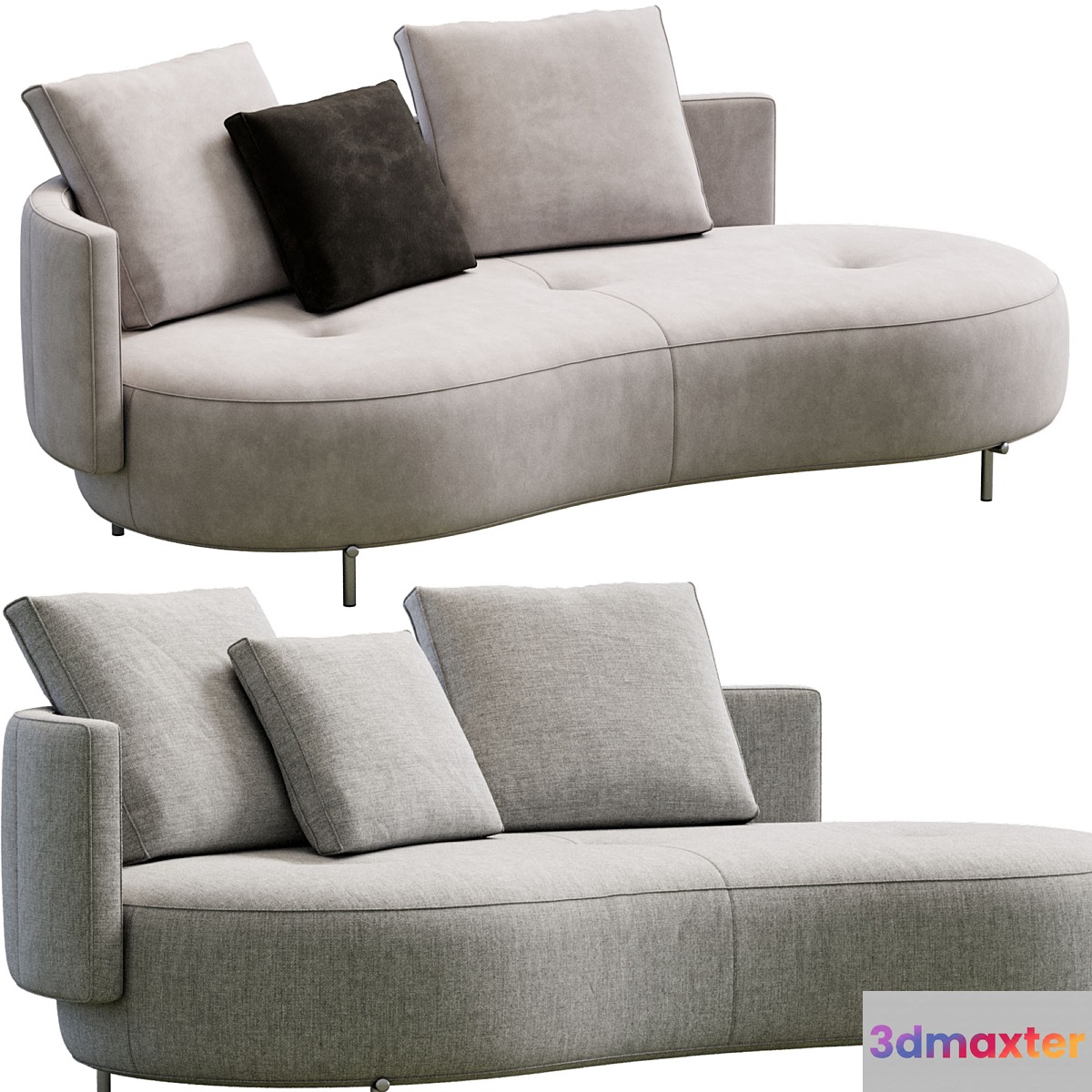 Torii Bold Sofa By Minotti 3D Max