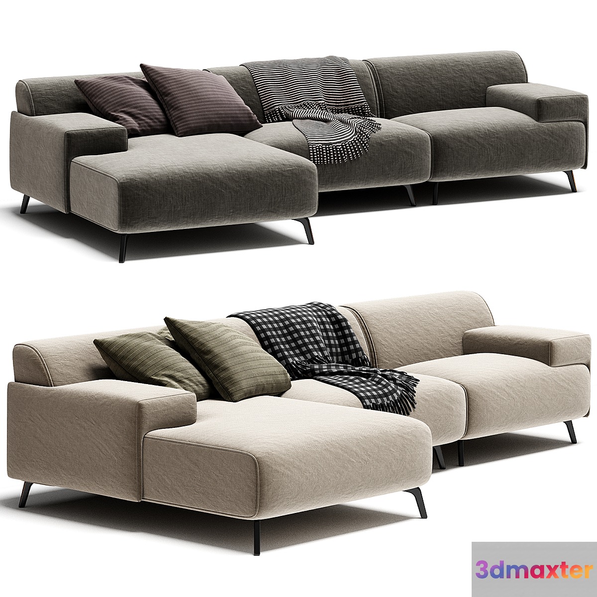 LUGANO Sofa By DOME DECO 3D Max