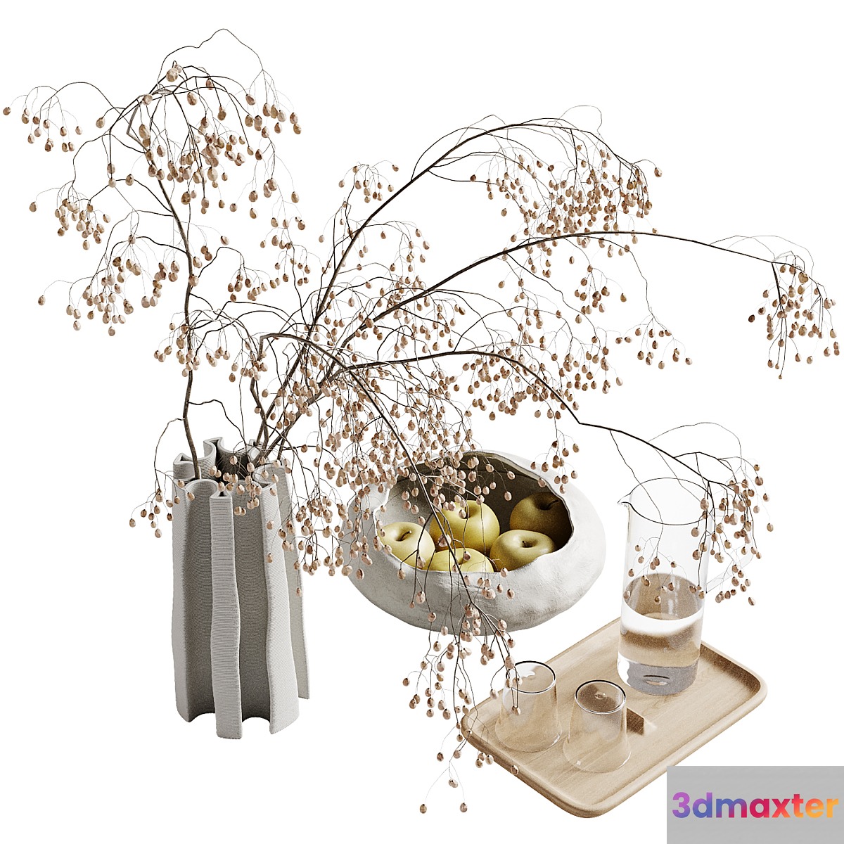 Decorative set Kira 3D Max