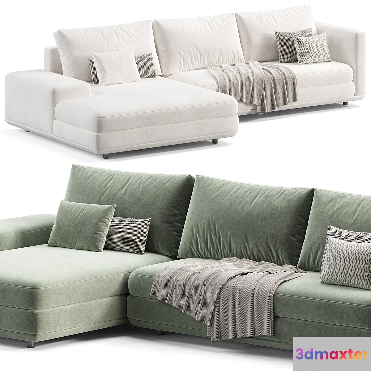 Miles Sectional Sofa 3D Max