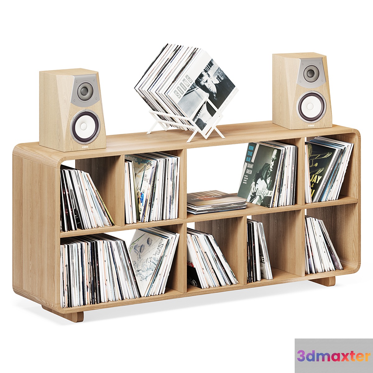 LP vinyl storage 3D Max