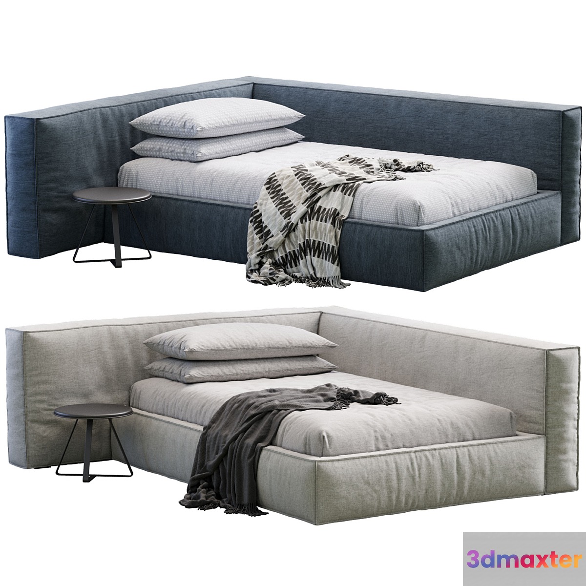 Boca Mini Bed 3D Max