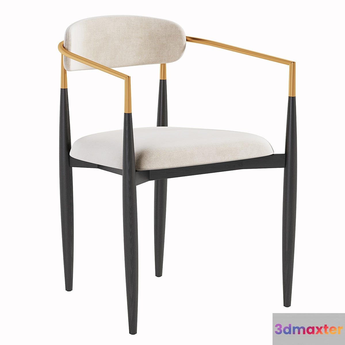 Jagger Dining Arm Chair 3D Max